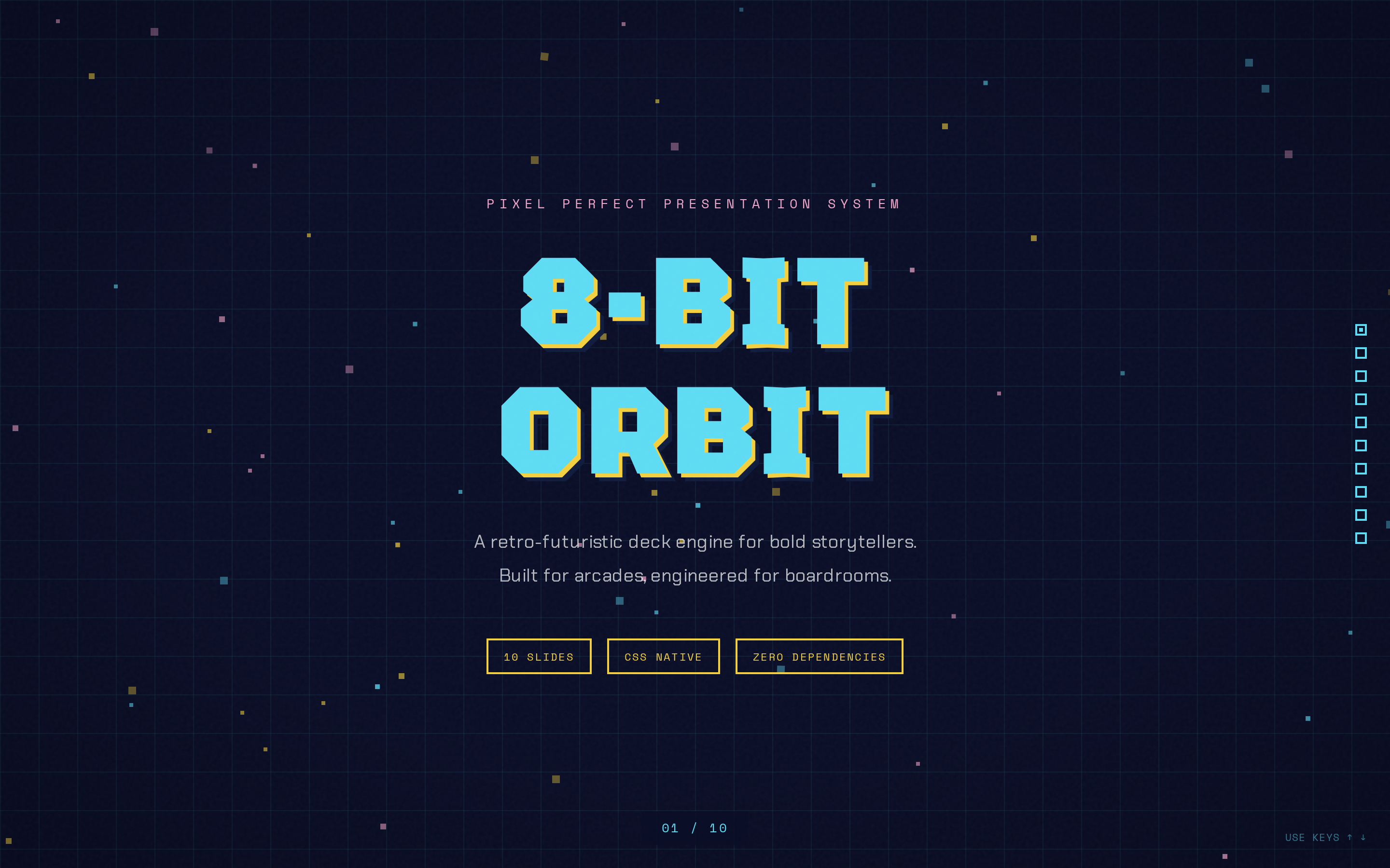 Html Ppt Zhangzara 8 Bit Orbit preview
